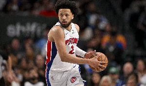 活塞官方：康宁汉姆左小腿挫伤被列为每日观察 将缺席与骑士比赛