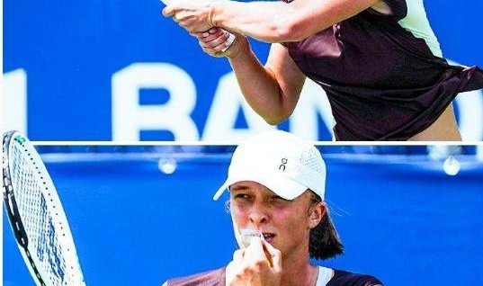 竞技宝在线-张奔斗：斯瓦泰克训练中为何用胶带封住嘴？